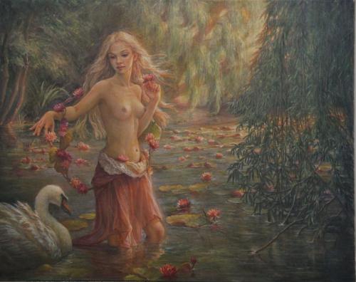 The Lady of the water lily pond